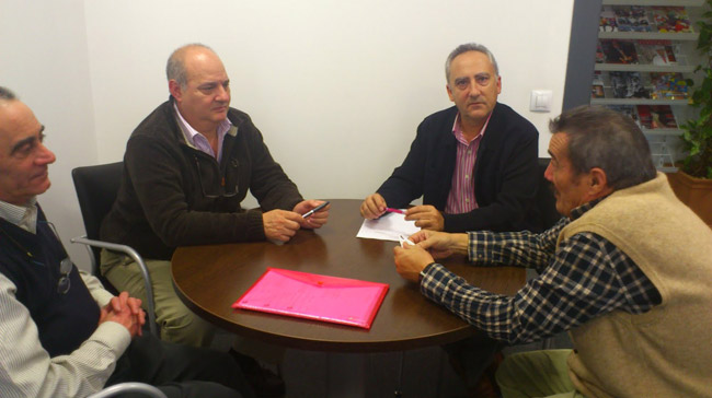 De izq. a drcha.: Enrique Díaz, Fernando Arroyo, J.Antonio Araque y Antonio Herrera