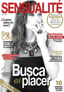 Portada revista Sensualité nº 1