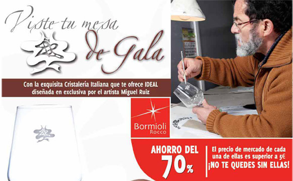 Promo diario Ideal Cristalería italiana