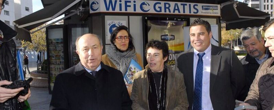 20 nuevos quioscos de Granada ofrecerán wifi gratis las 24 horas