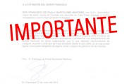 Comunicado importante de un asociado