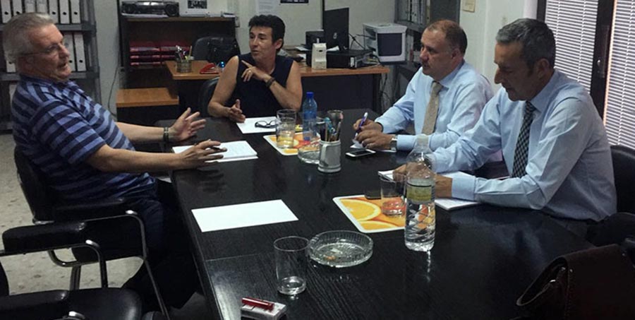 Reunión con D. Fernando Caballero (Boyaca) y D. Ricardo Rodríguez (Distribuciones Ricardo Rodríguez)