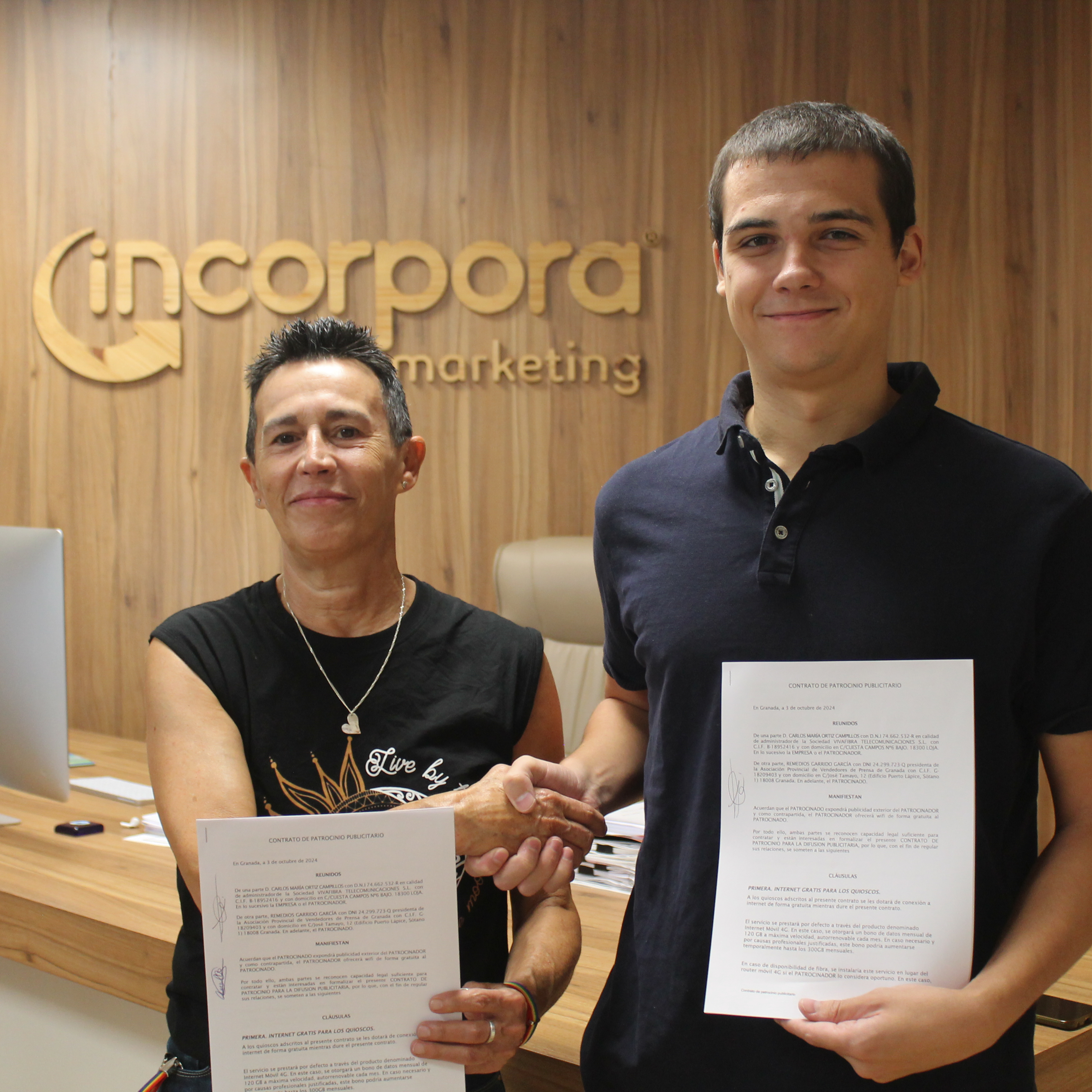 Fibergy y la Asociación Provincial de Vendedores de Prensa de Granada se unen para proporcionar internet a todos los kioscos de Granada